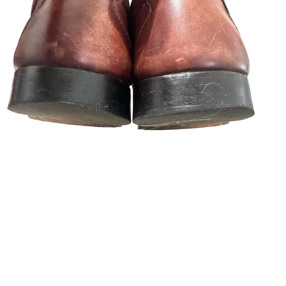 Allen Edmonds Schreier Tassel Loafers Men 10‎ D Burgundy Leather 50193